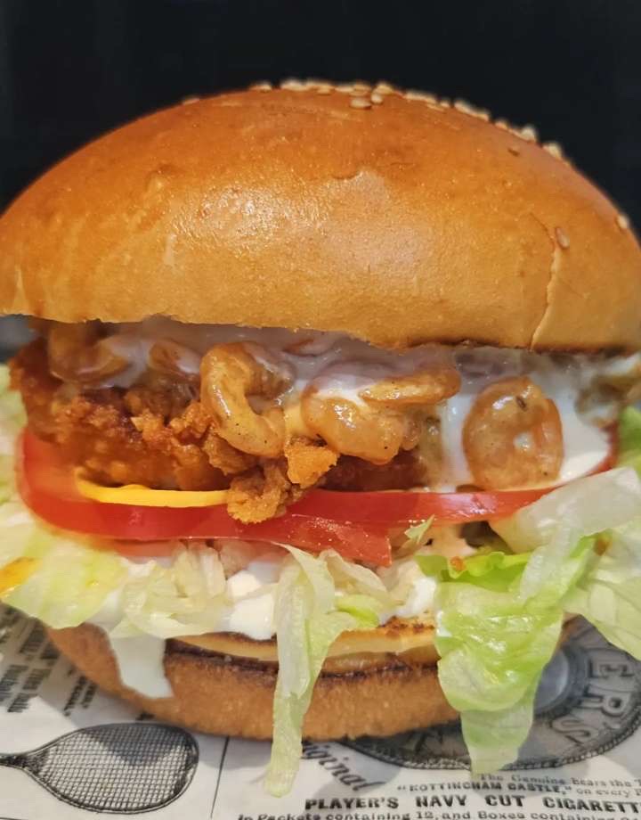 Burger poulet crispy